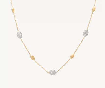 Collier con ovaline e diamanti - SIVIGLIA