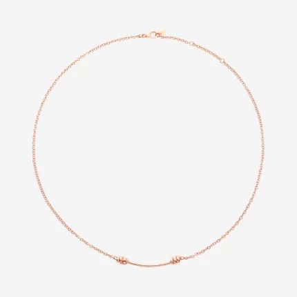 Collana Nodo Oro rosa 42 Cm