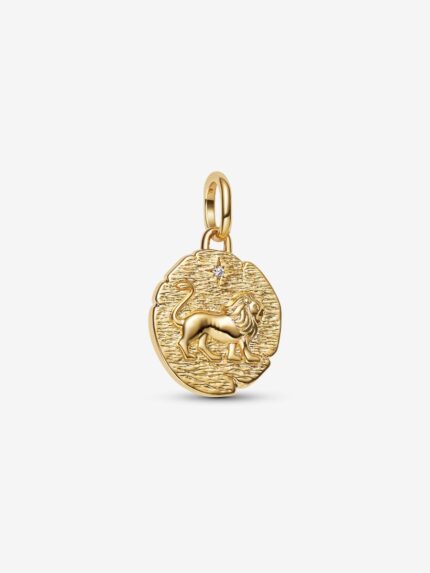 Charm Medallion Leone "Vita Veritas Virtus"